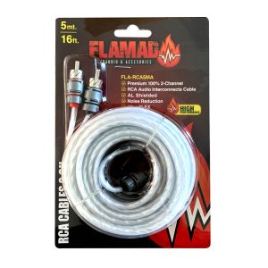 Cable RCA Full COBRE FLA-RCA5MA – FLAMAD AUDIO – PREMIUM-5M